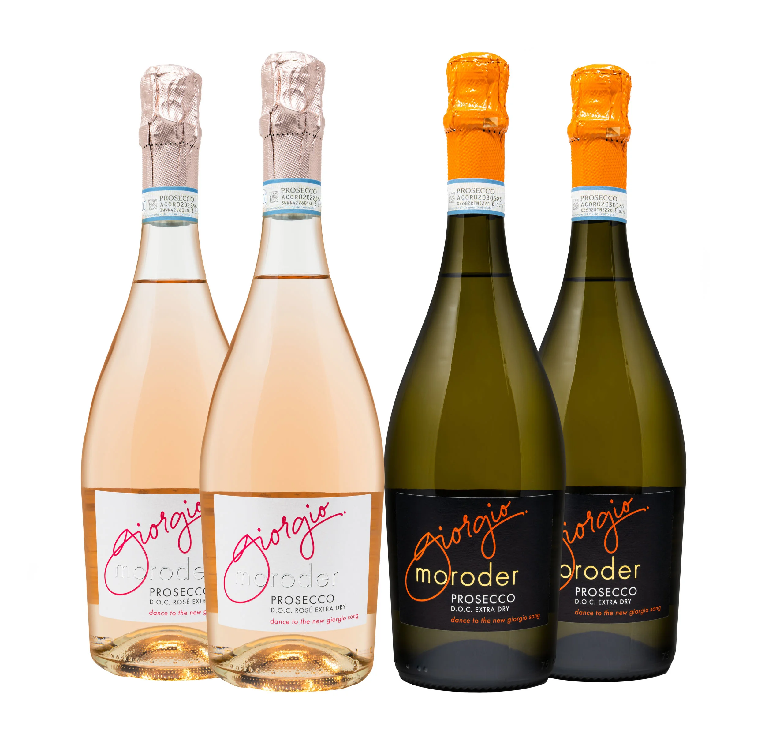 2 Prosecco DOC Rosé & 2 Prosecco DOC