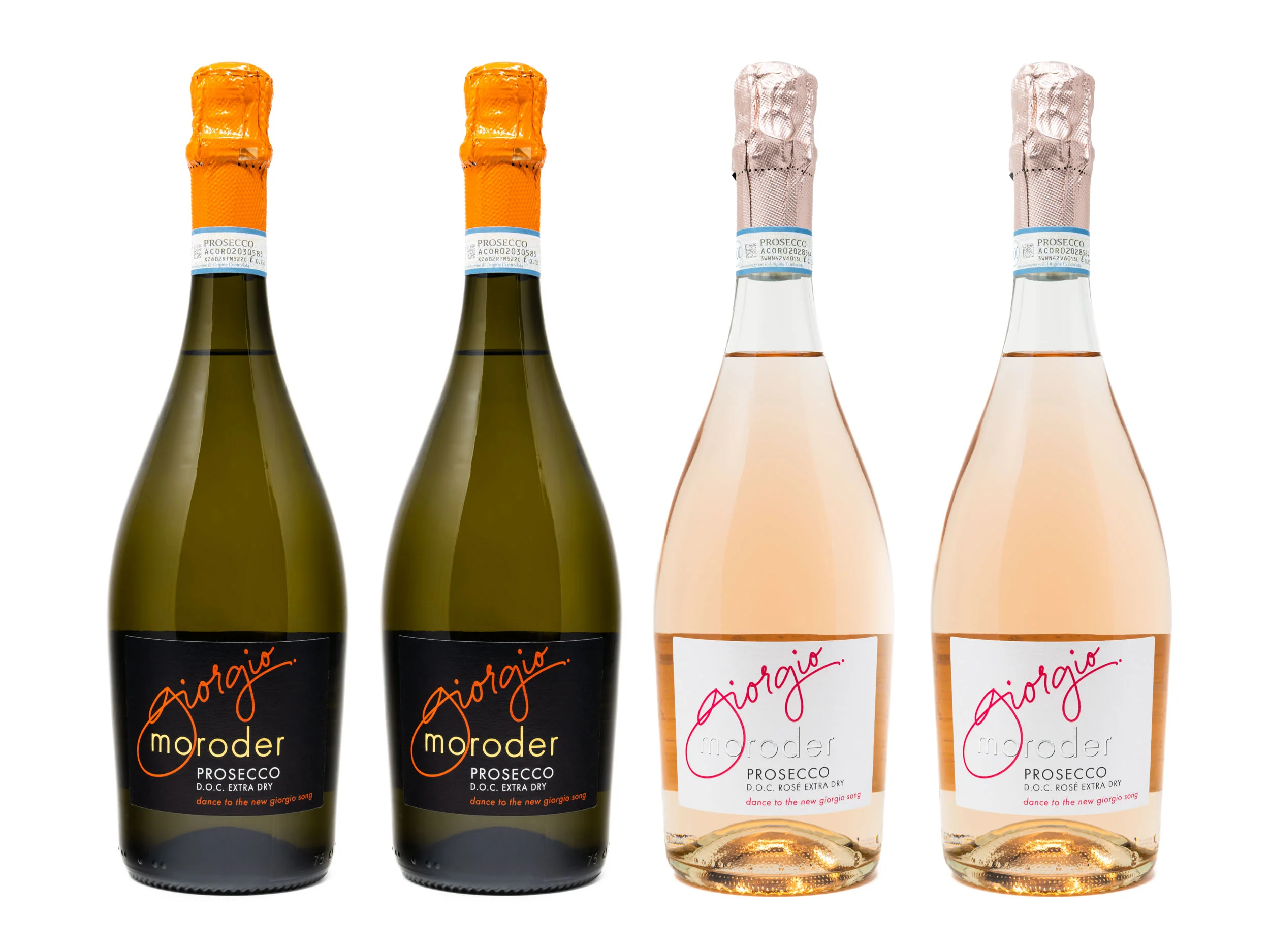 2 Prosecco DOC Rosé & 2 Prosecco DOC